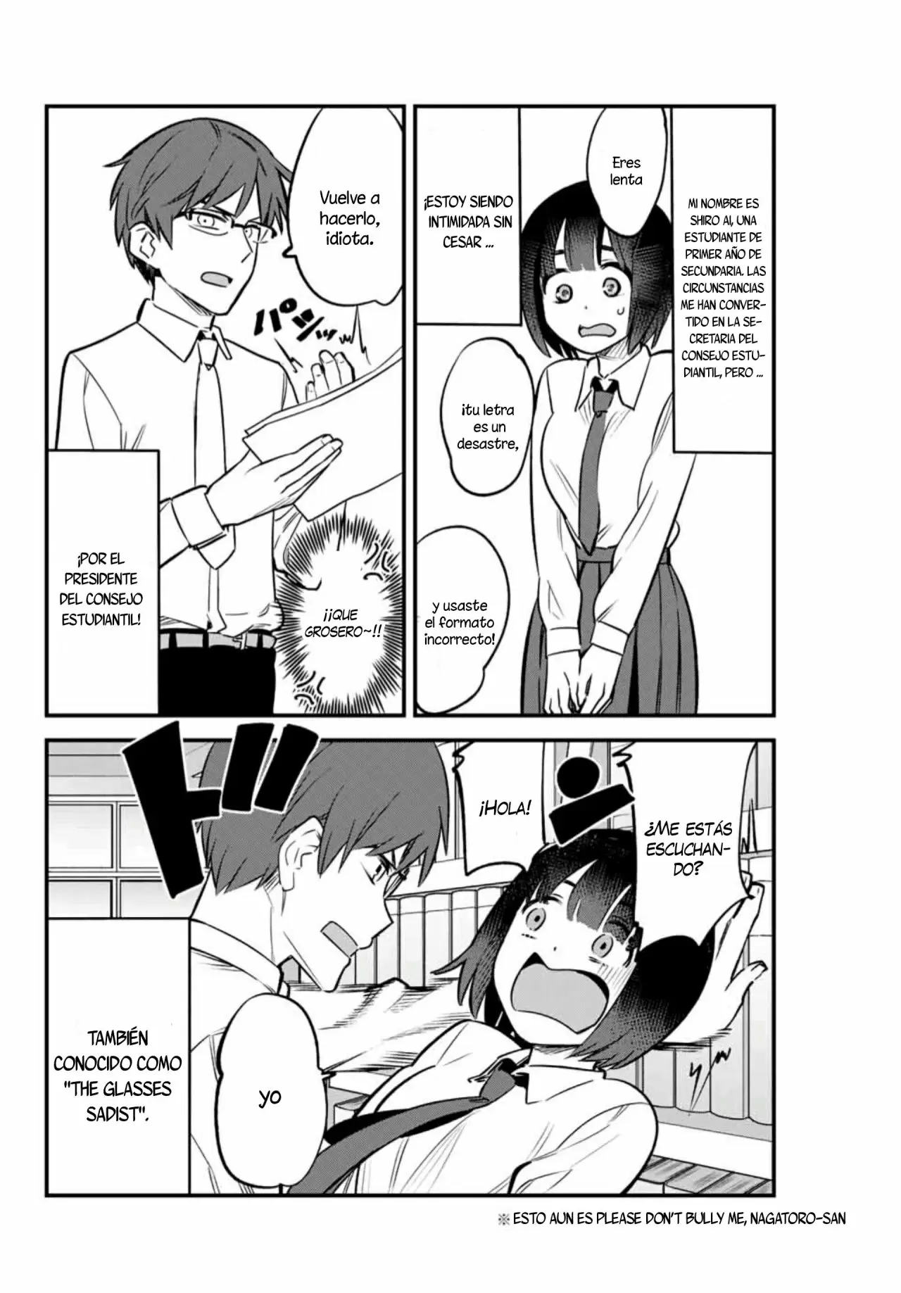 Please don't bully me, Nagatoro capítulo 55, página 3