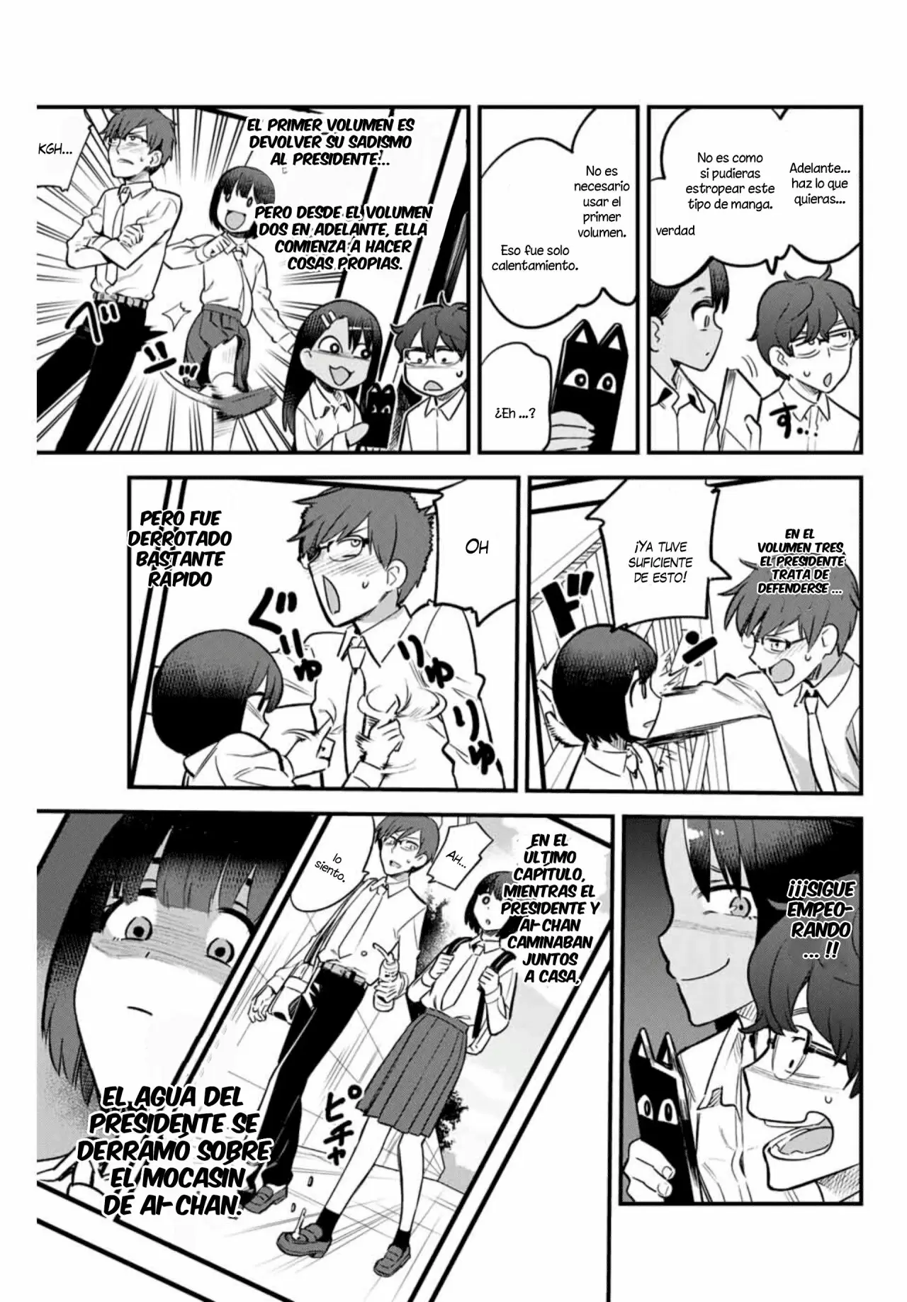 Please don't bully me, Nagatoro capítulo 55, página 12