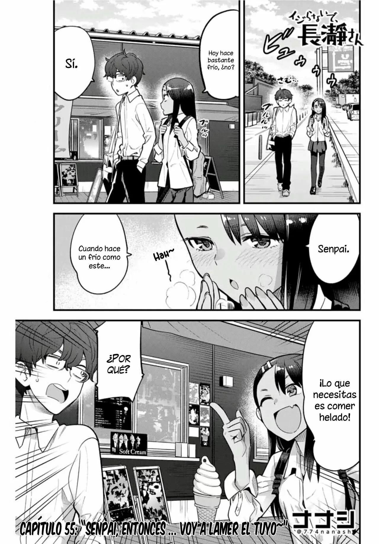 Please don't bully me, Nagatoro capítulo 56, página 2
