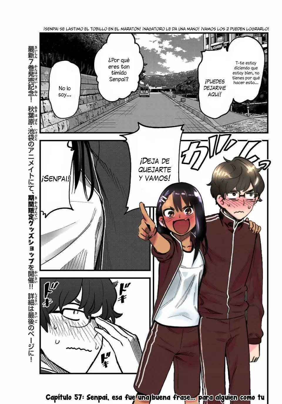Please don't bully me, Nagatoro capítulo 58, página 2