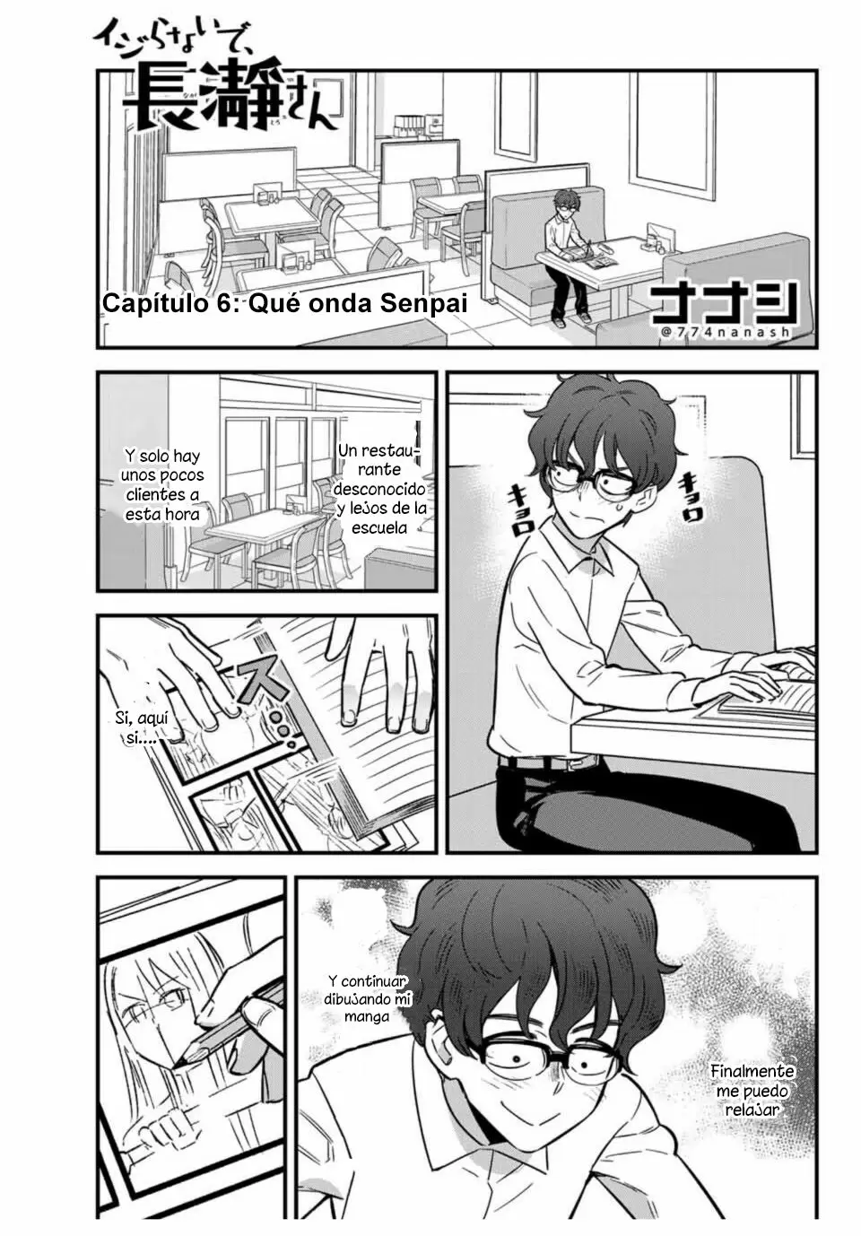 Please don't bully me, Nagatoro capítulo 6, página 1