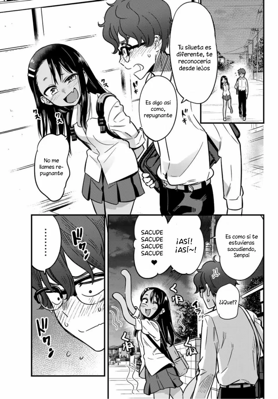 Please don't bully me, Nagatoro capítulo 6, página 16