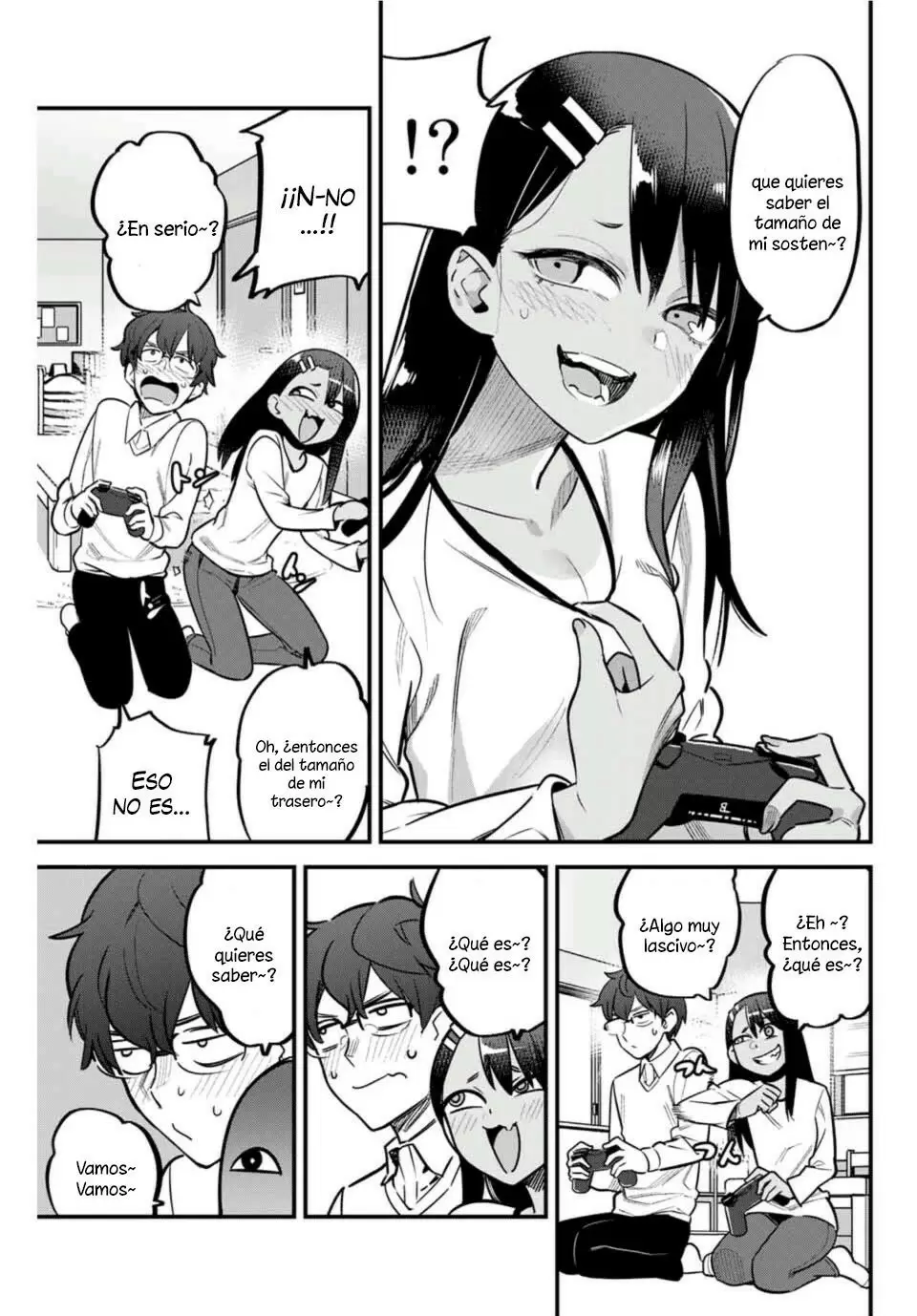 Please don't bully me, Nagatoro capítulo 62, página 14