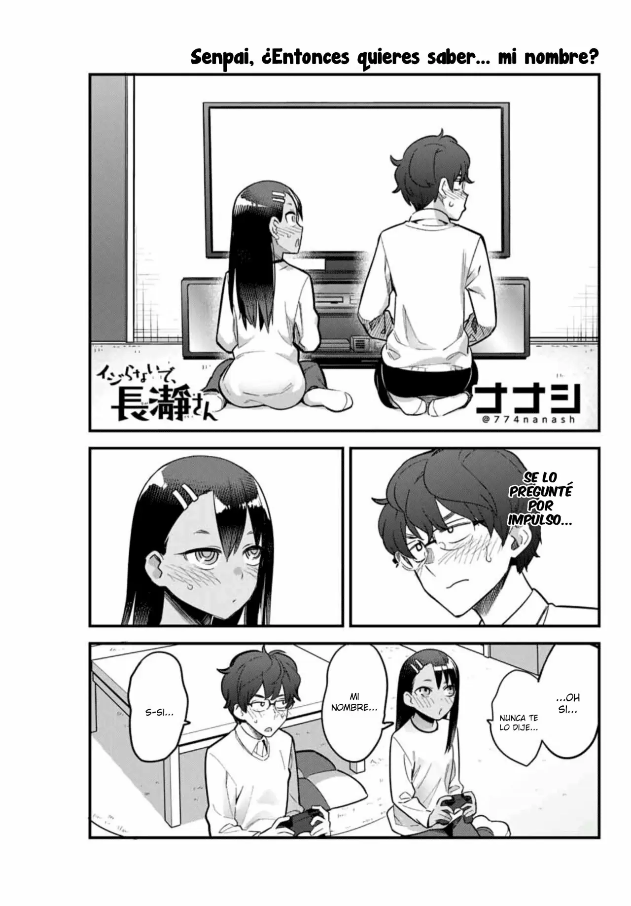 Please don't bully me, Nagatoro capítulo 63, página 2