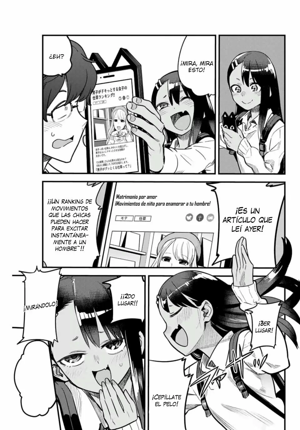 Please don't bully me, Nagatoro capítulo 64, página 8