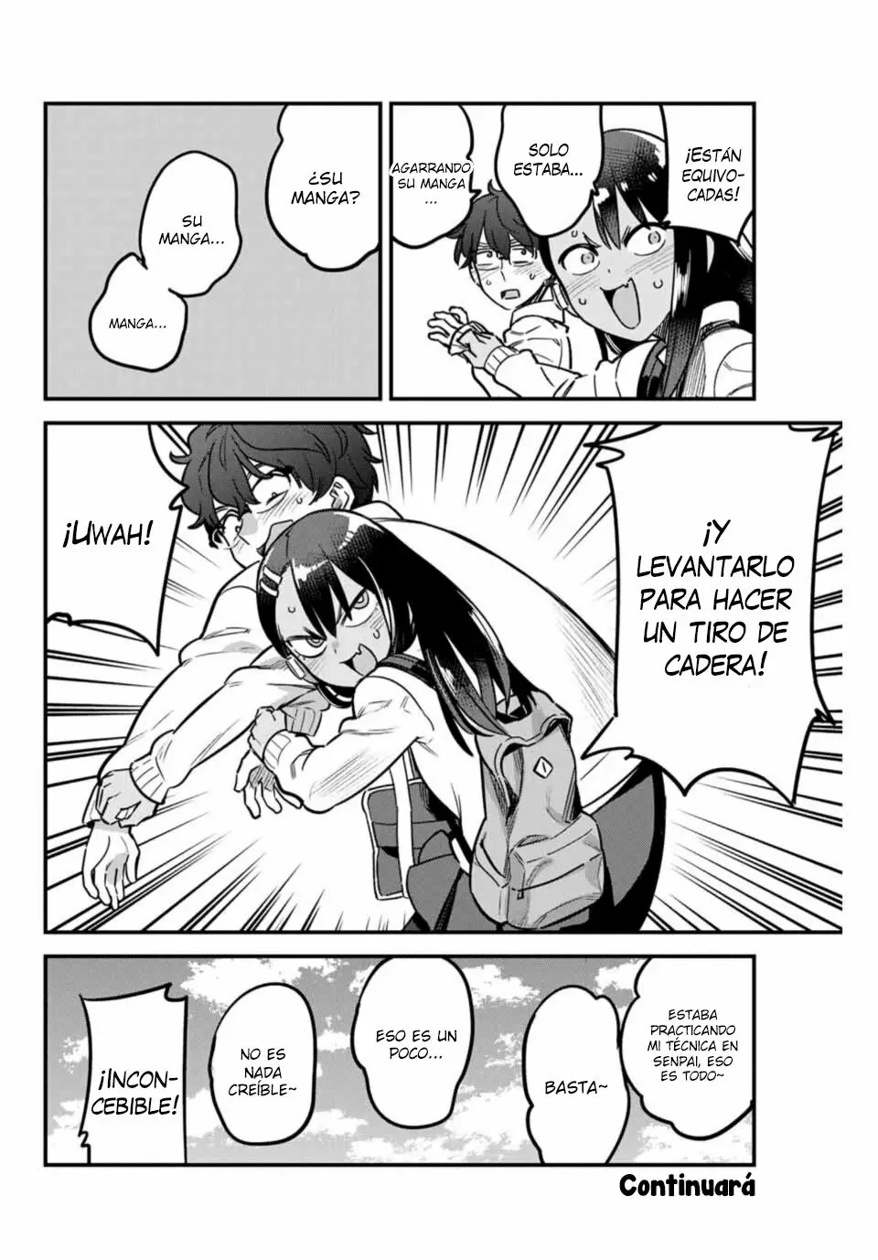 Please don't bully me, Nagatoro capítulo 64, página 15
