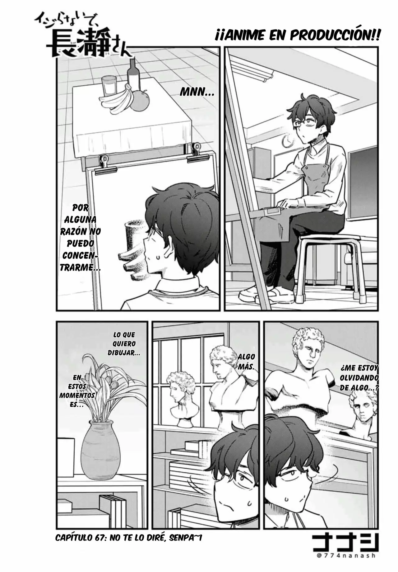 Please don't bully me, Nagatoro capítulo 68, página 3