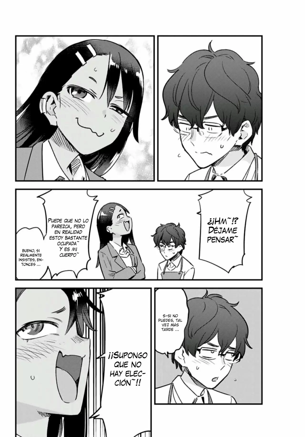Please don't bully me, Nagatoro capítulo 68, página 10