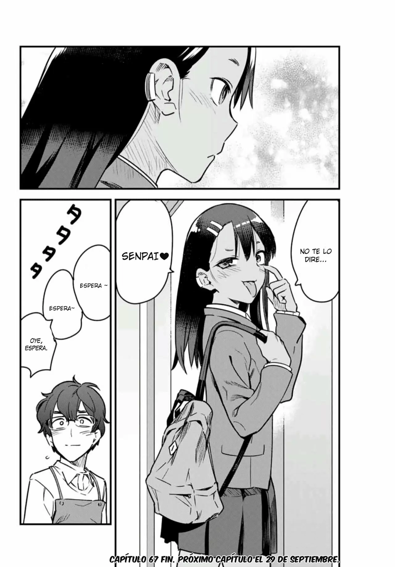 Please don't bully me, Nagatoro capítulo 68, página 28