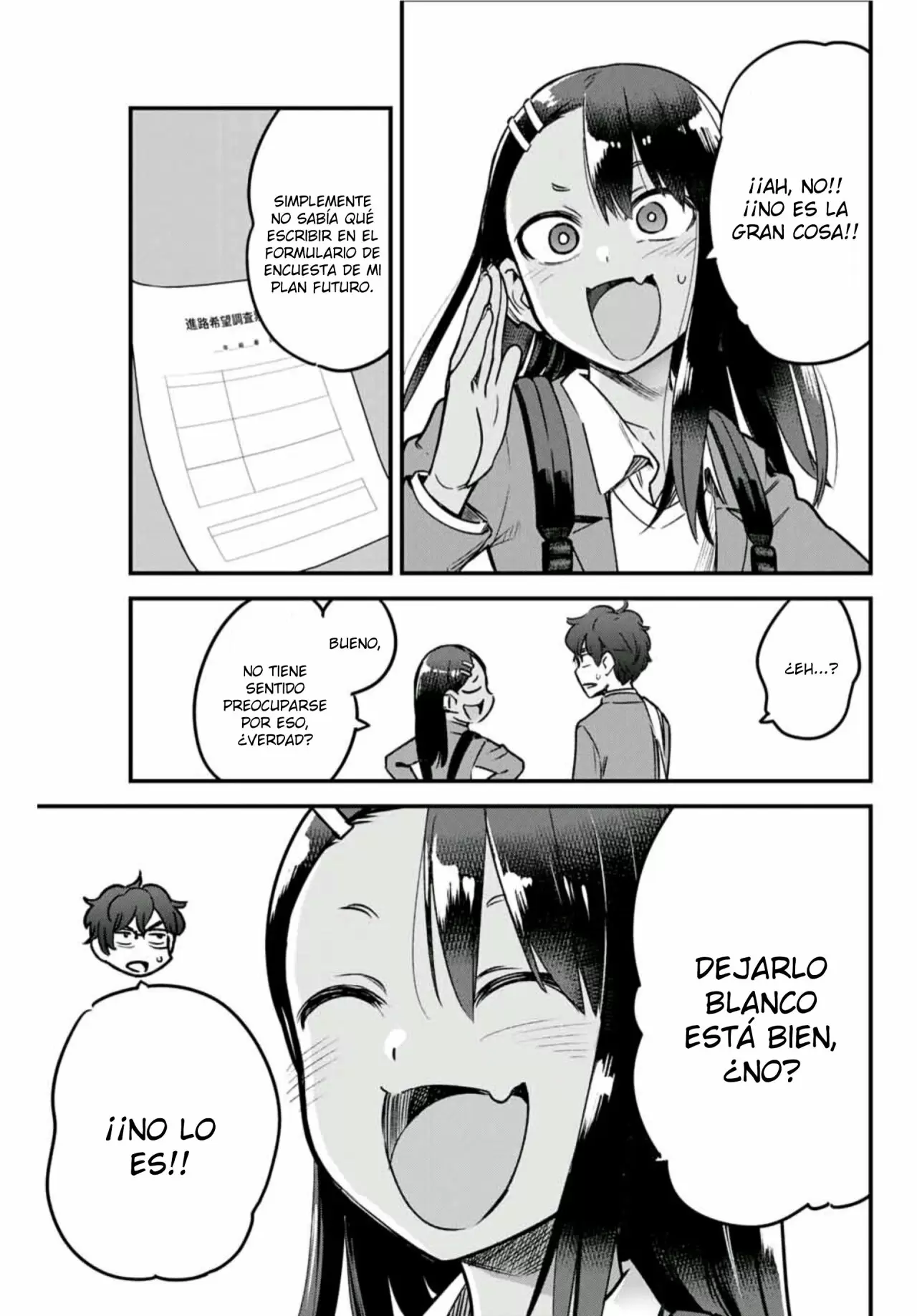 Please don't bully me, Nagatoro capítulo 69, página 21