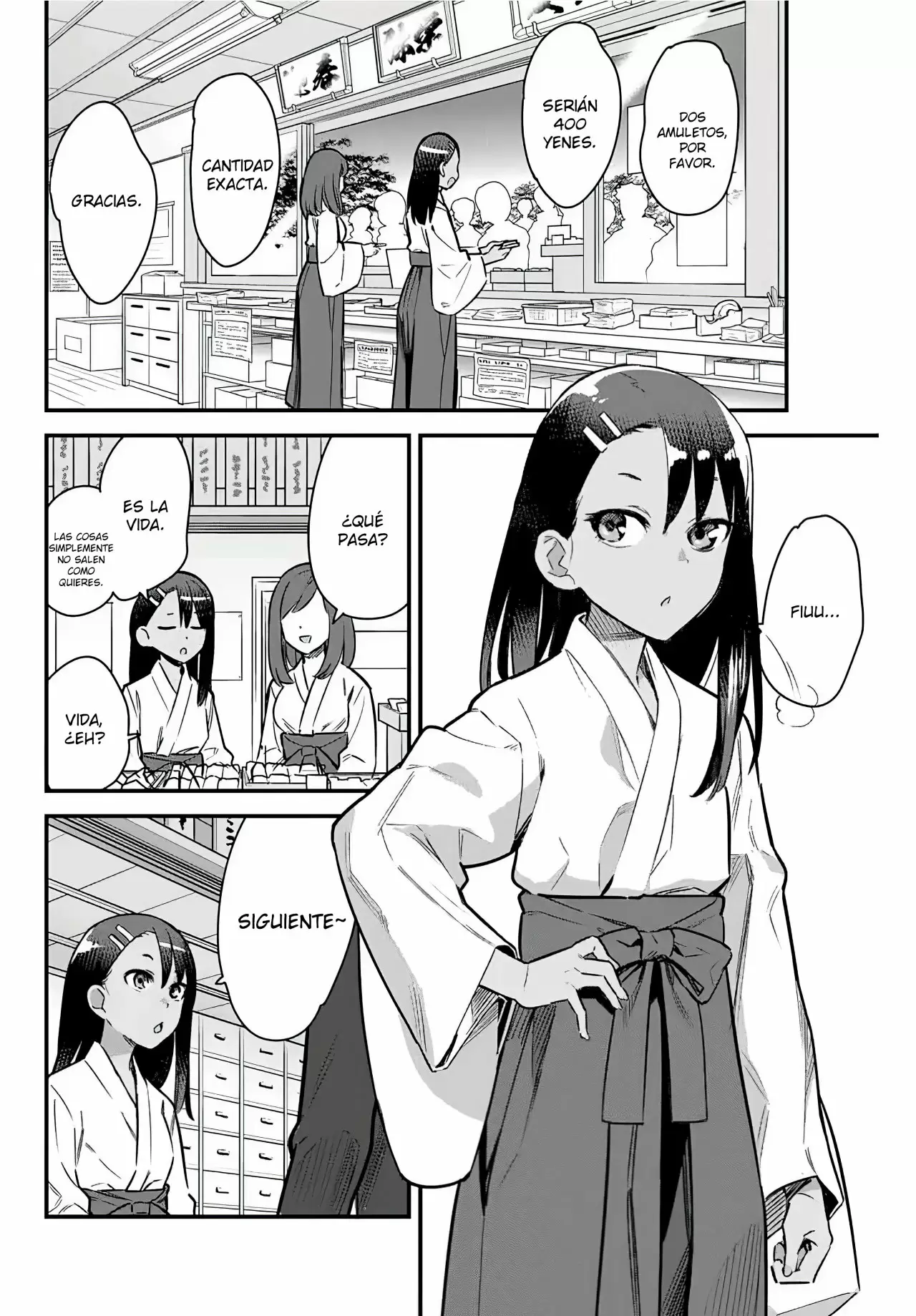 Please don't bully me, Nagatoro capítulo 73, página 4