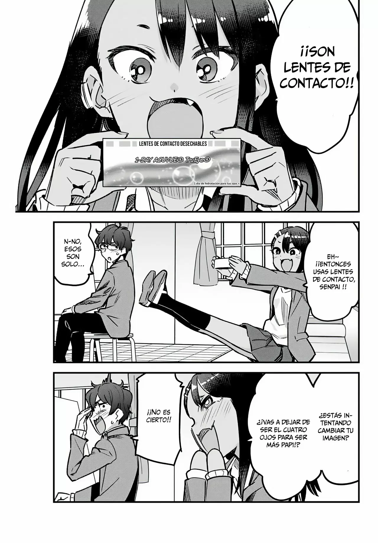Please don't bully me, Nagatoro capítulo 74, página 4