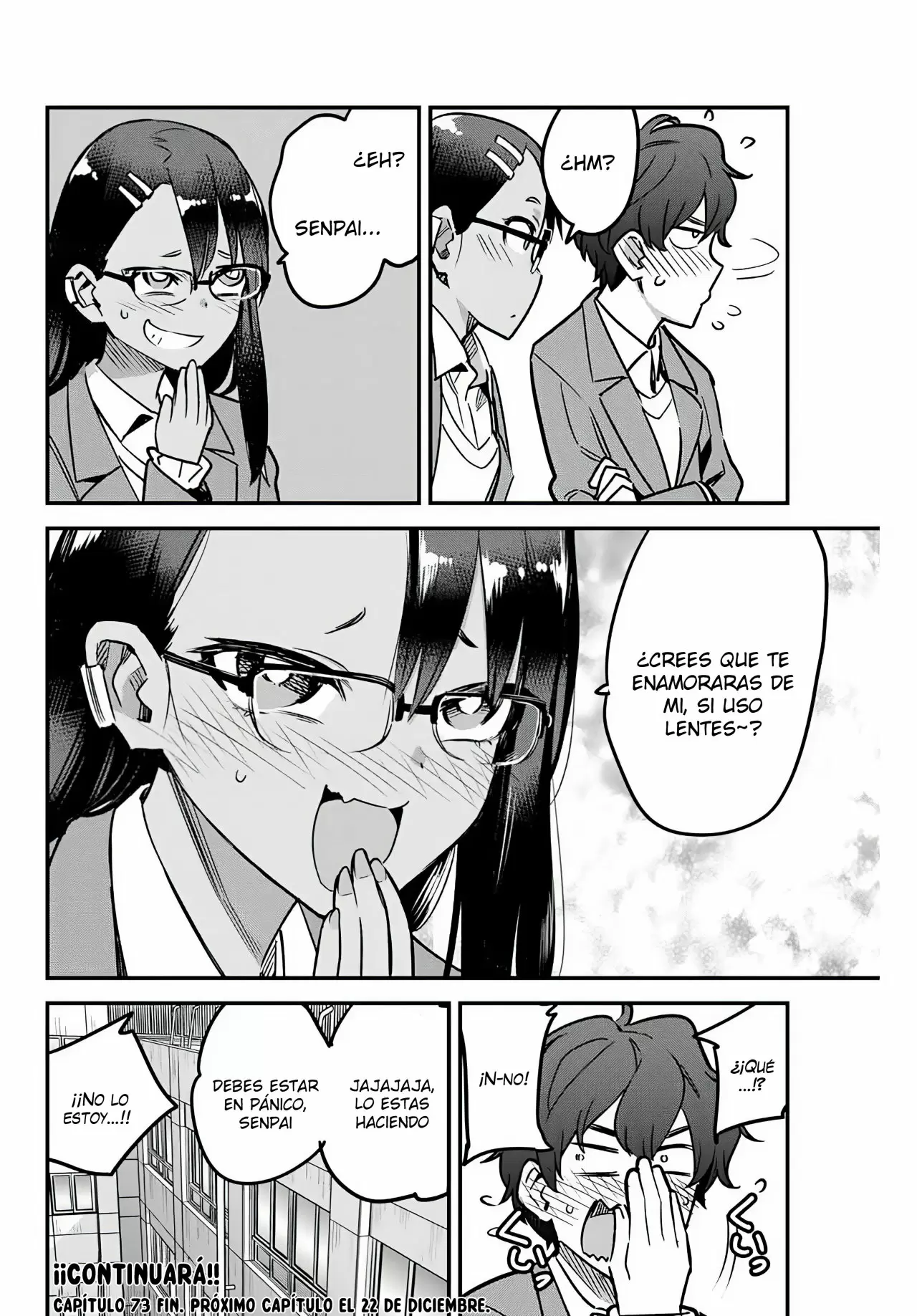 Please don't bully me, Nagatoro capítulo 74, página 19