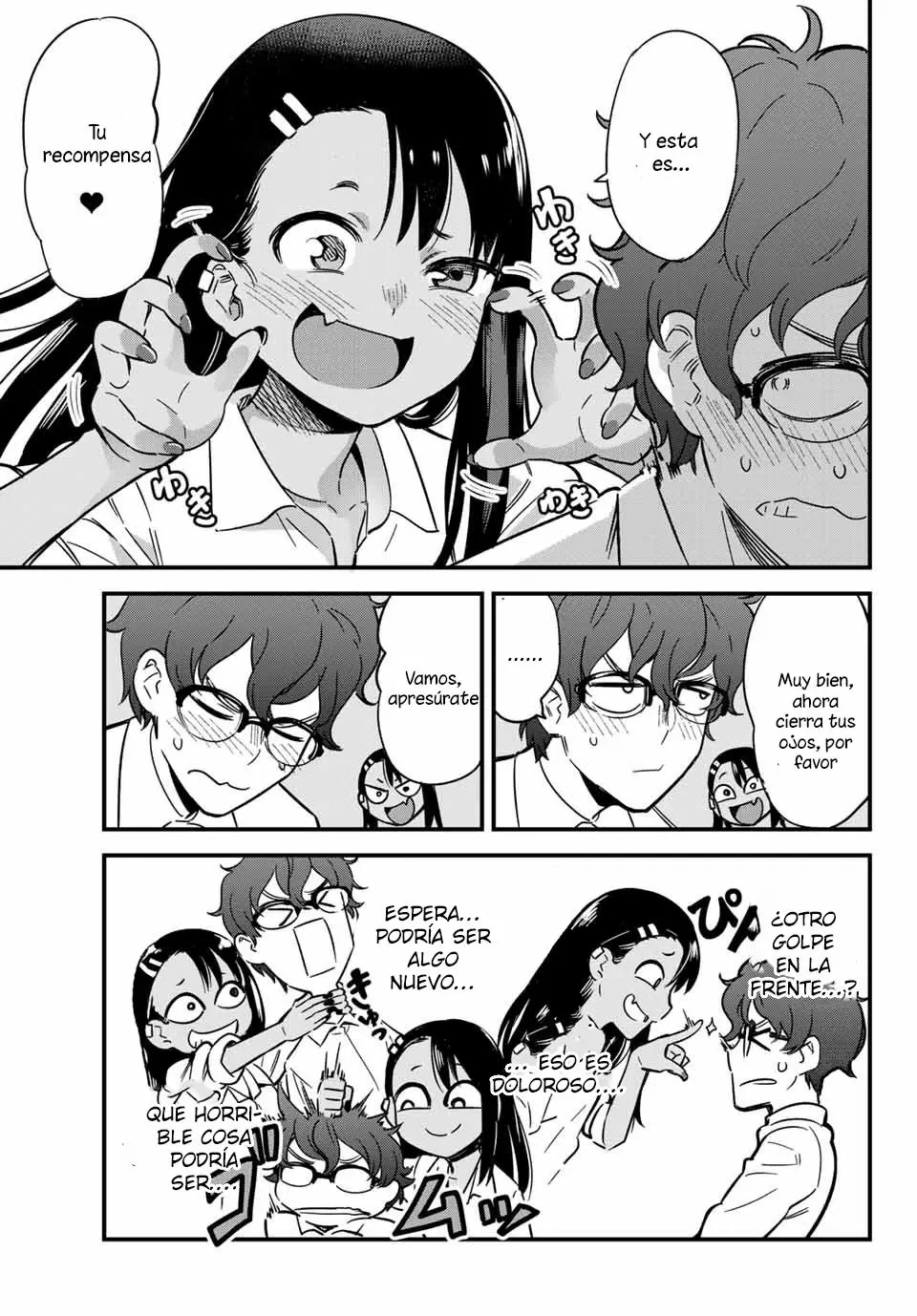 Please don't bully me, Nagatoro capítulo 8, página 16