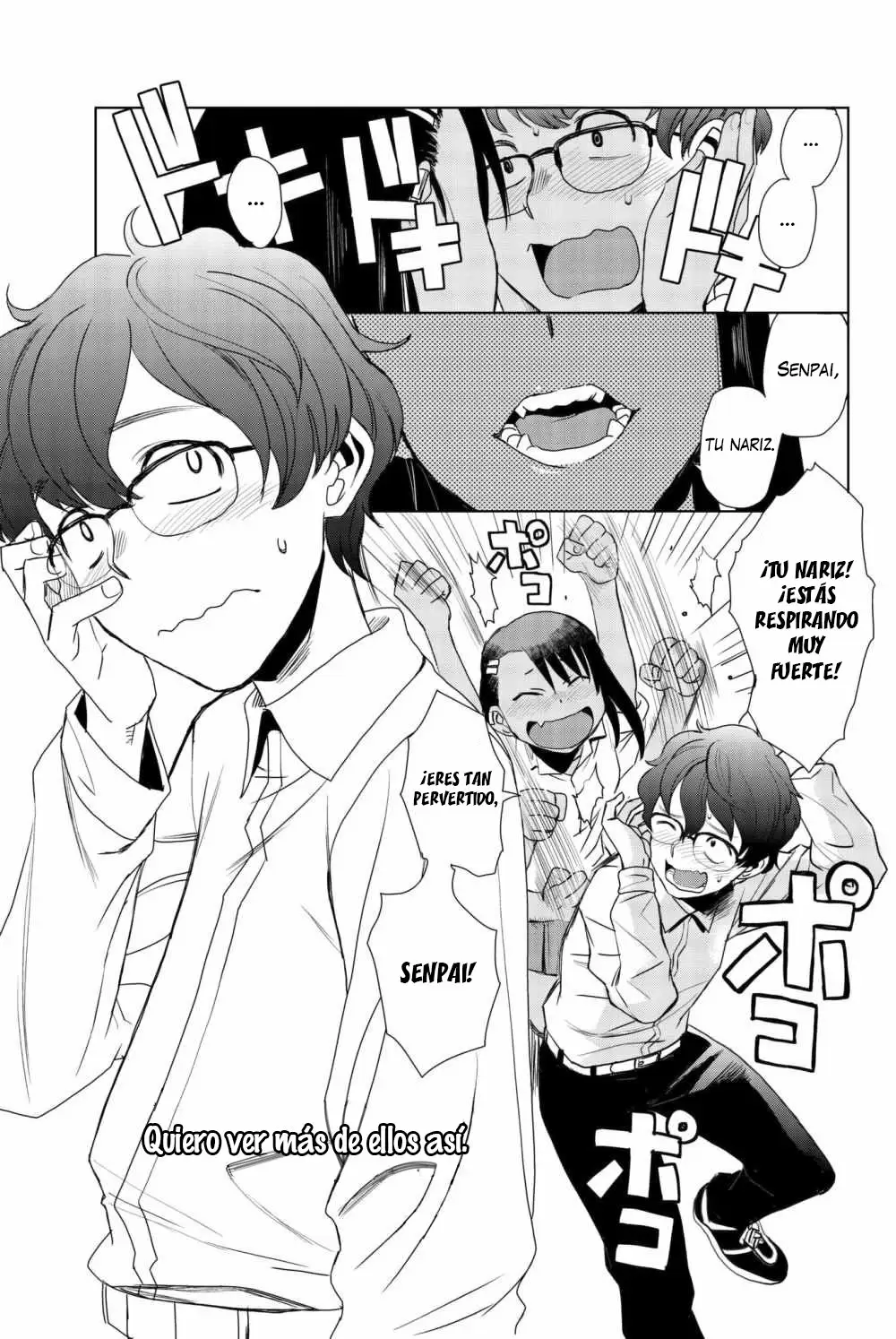 Please don't bully me, Nagatoro capítulo 80.1, página 6