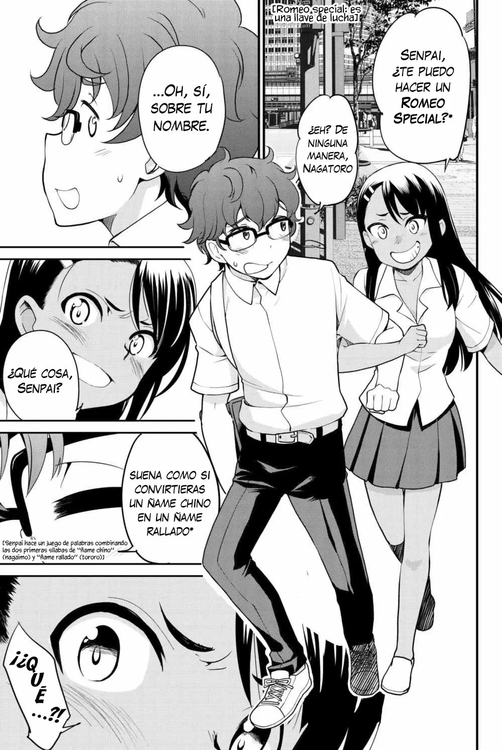 Please don't bully me, Nagatoro capítulo 80.1, página 8