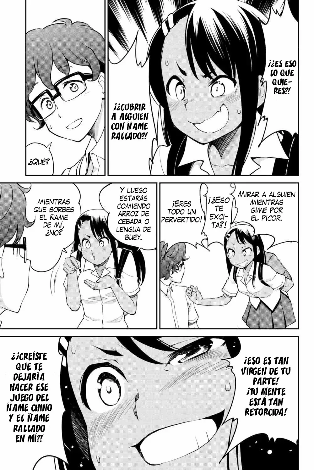 Please don't bully me, Nagatoro capítulo 80.1, página 10