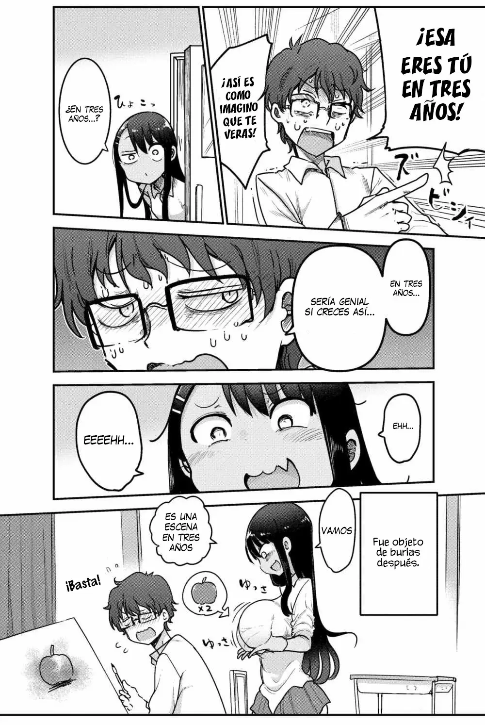Please don't bully me, Nagatoro capítulo 80.1, página 15