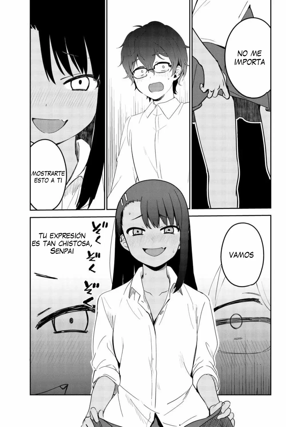 Please don't bully me, Nagatoro capítulo 80.1, página 18
