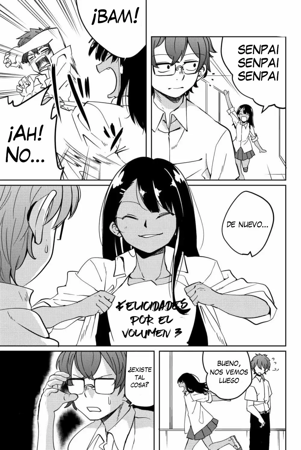 Please don't bully me, Nagatoro capítulo 80.1, página 34