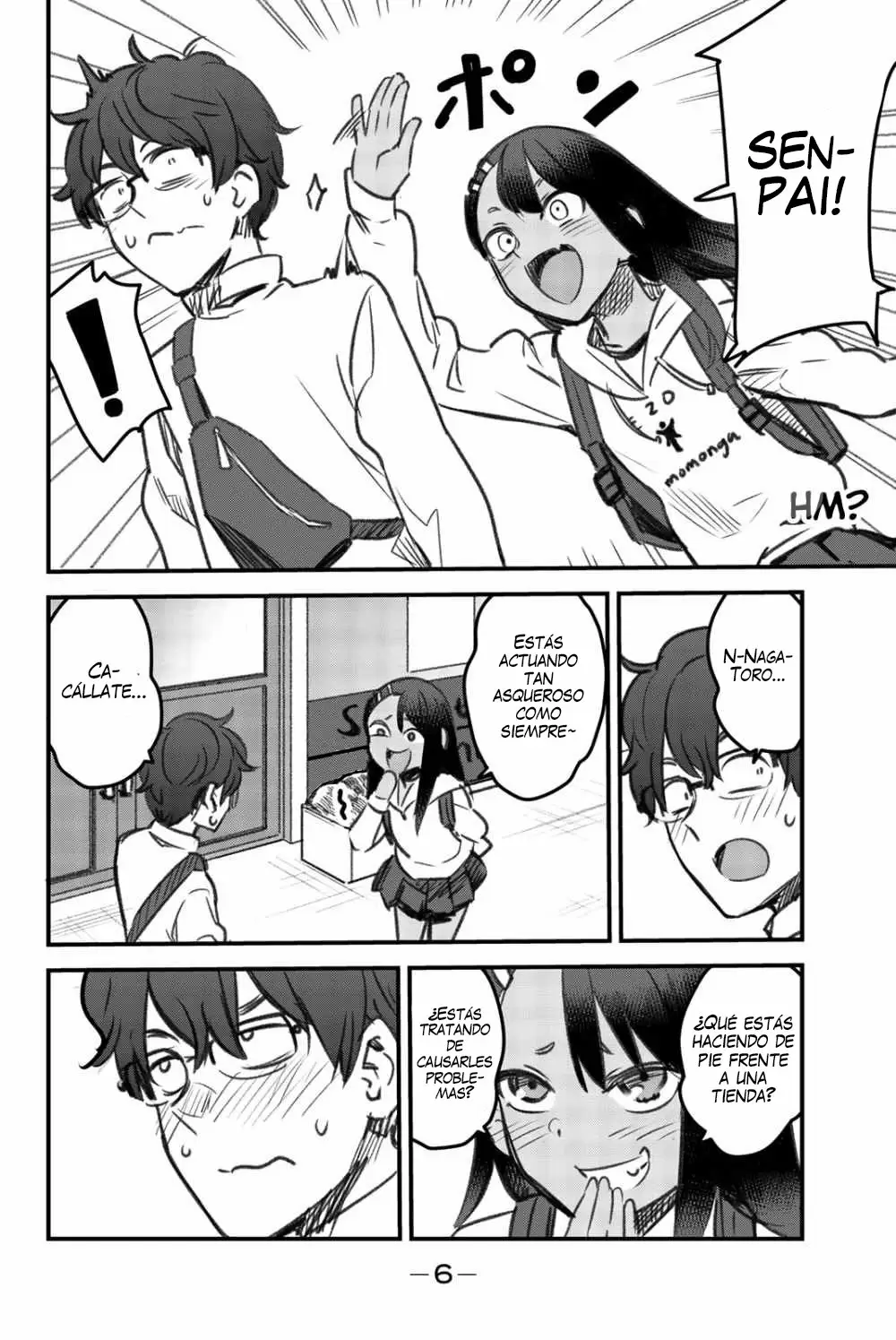 Please don't bully me, Nagatoro capítulo 80.4, página 8