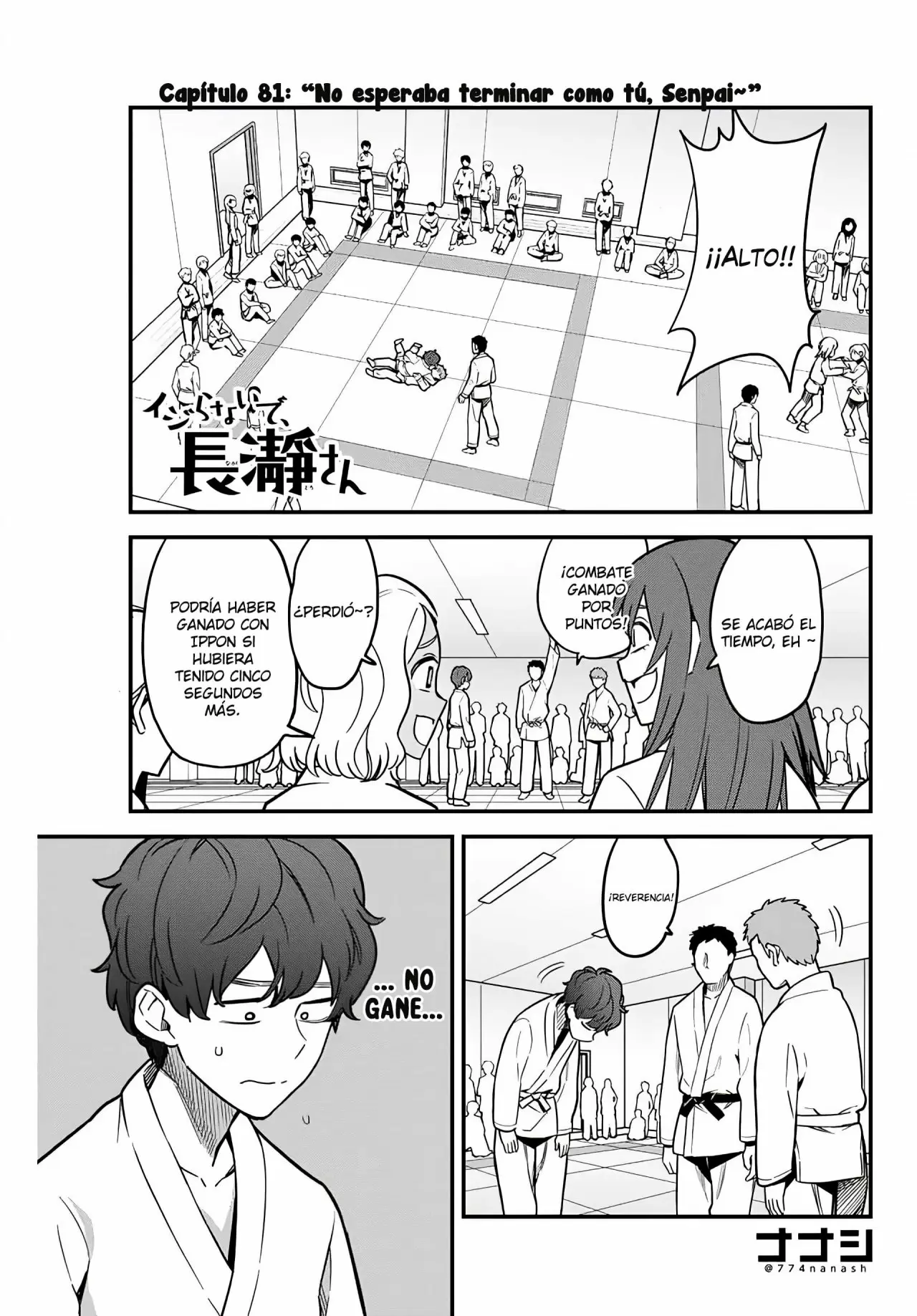 Please don't bully me, Nagatoro capítulo 82, página 3