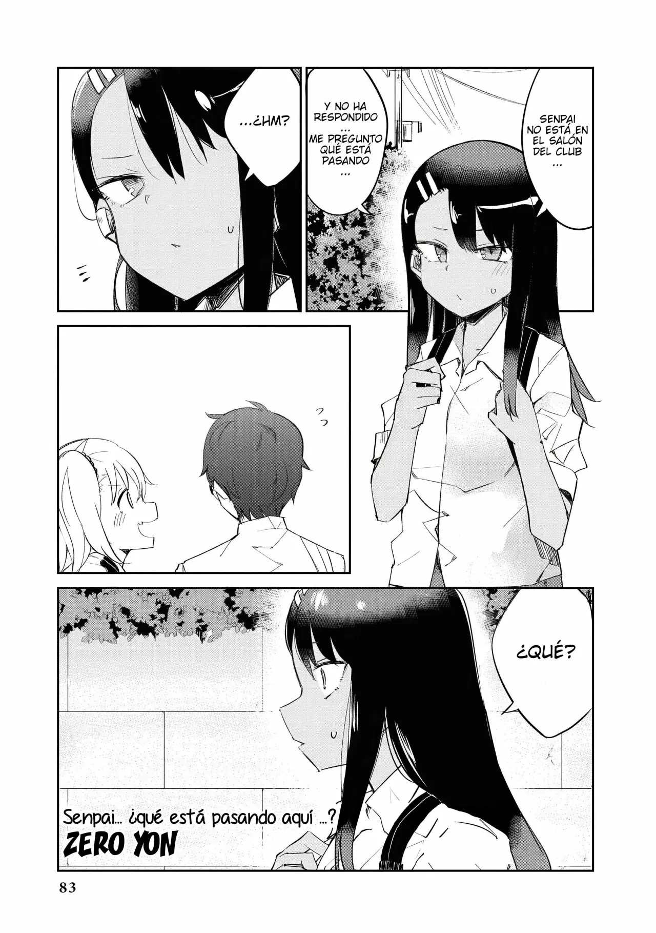 Please don't bully me, Nagatoro capítulo 83.20, página 4