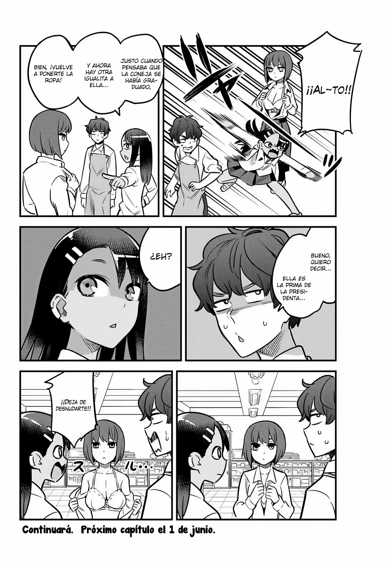 Please don't bully me, Nagatoro capítulo 84, página 24
