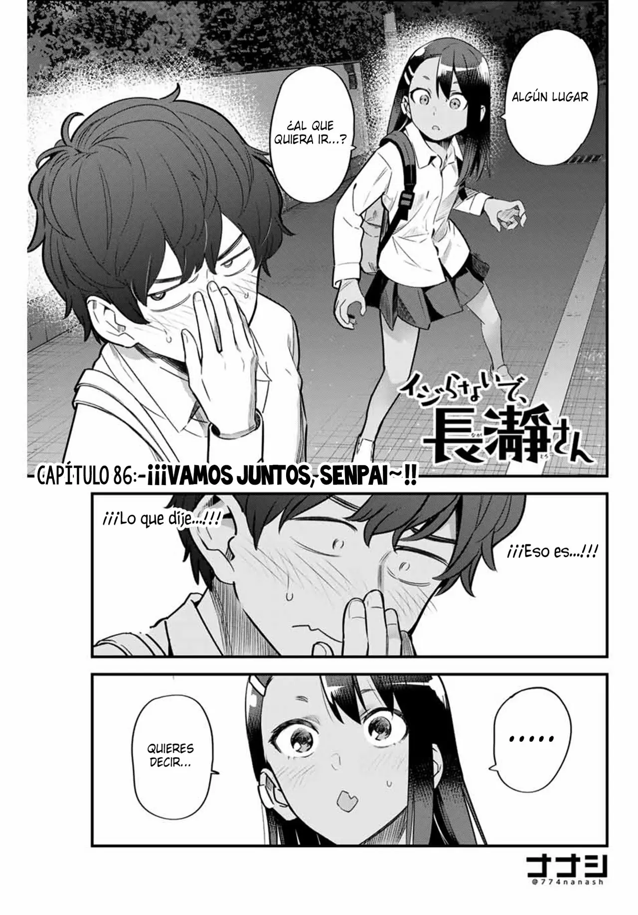 Please don't bully me, Nagatoro capítulo 87, página 2