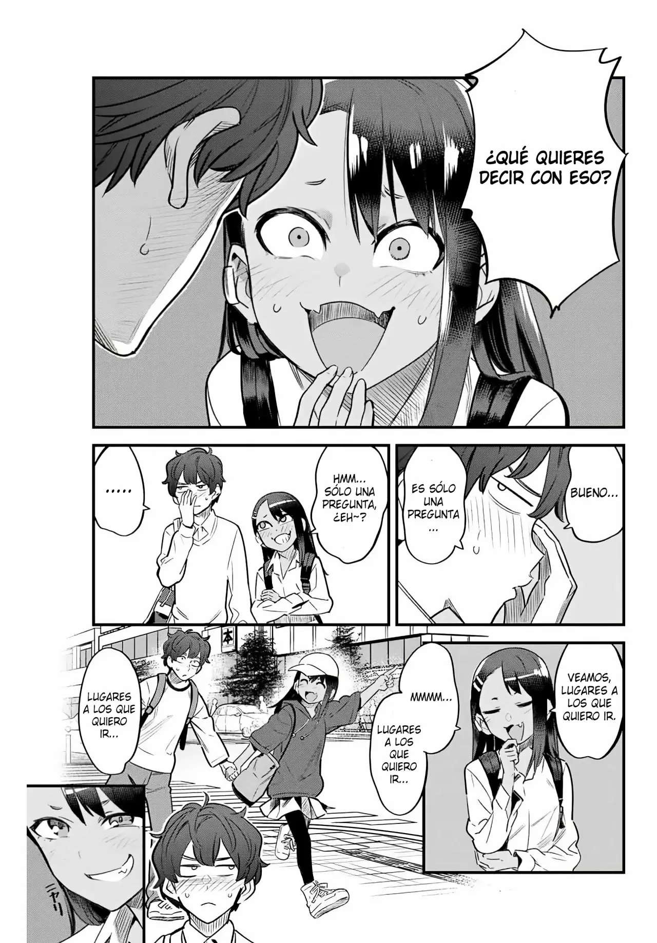 Please don't bully me, Nagatoro capítulo 87, página 4