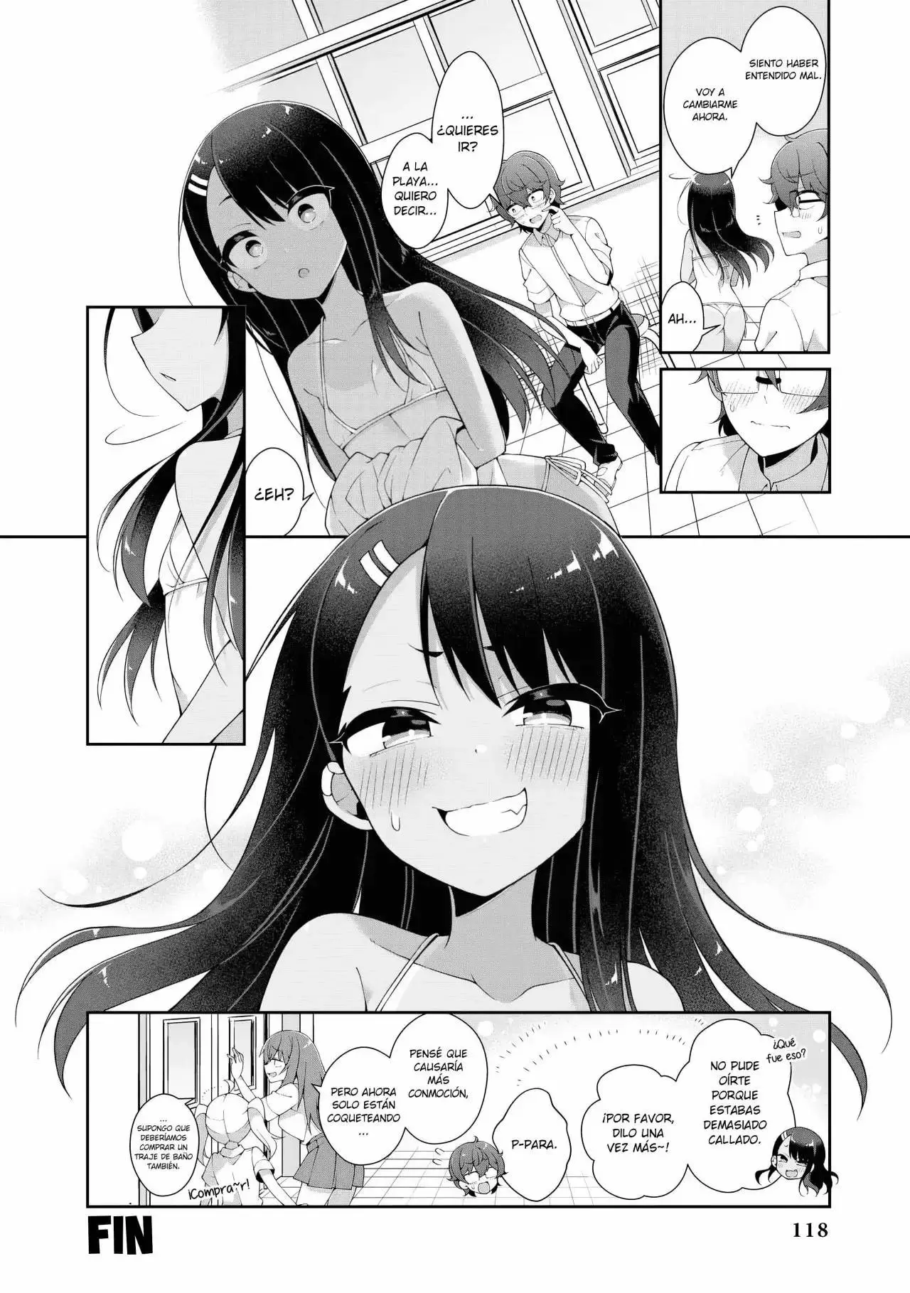 Please don't bully me, Nagatoro capítulo 90.10, página 10
