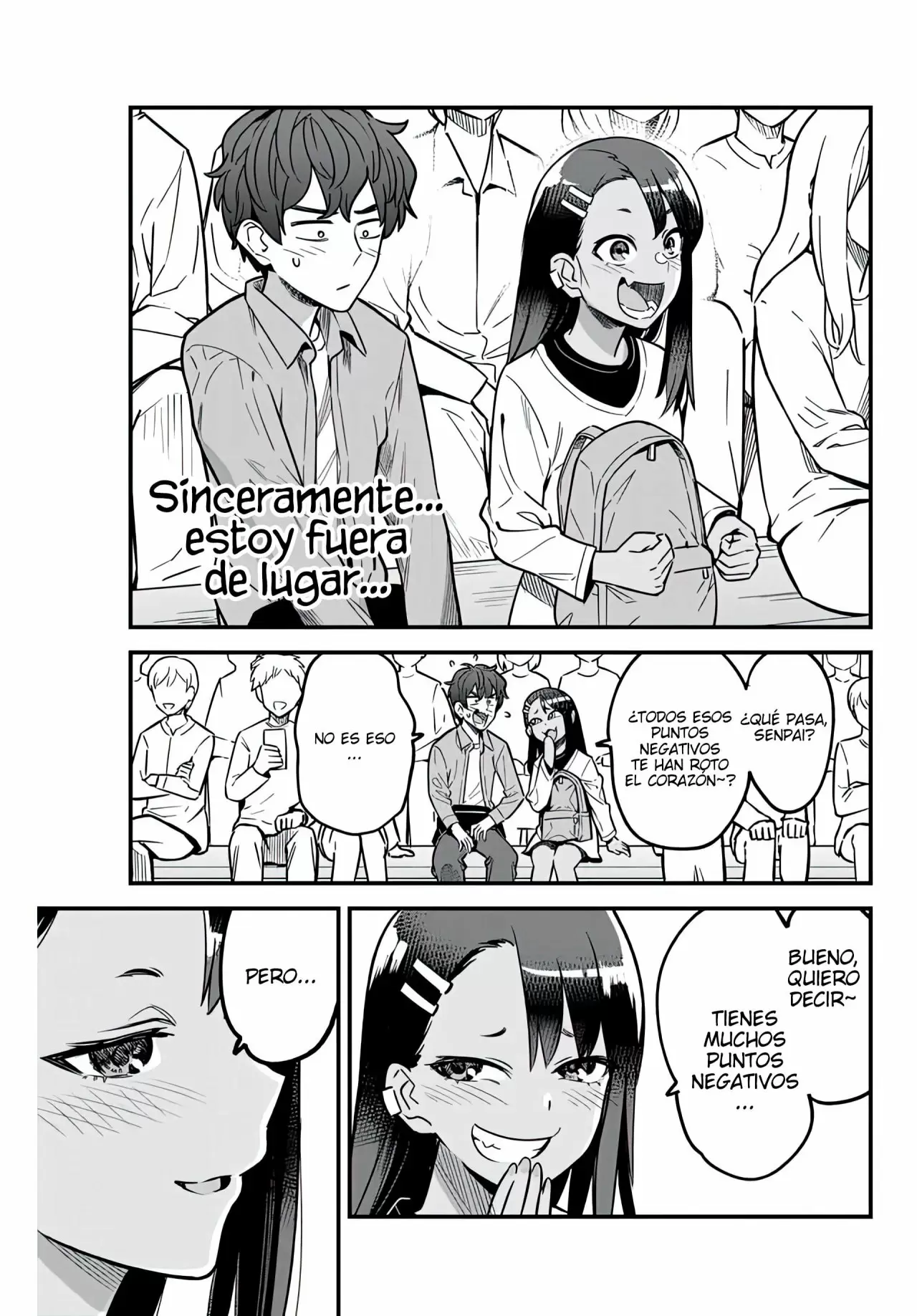 Please don't bully me, Nagatoro capítulo 90, página 6