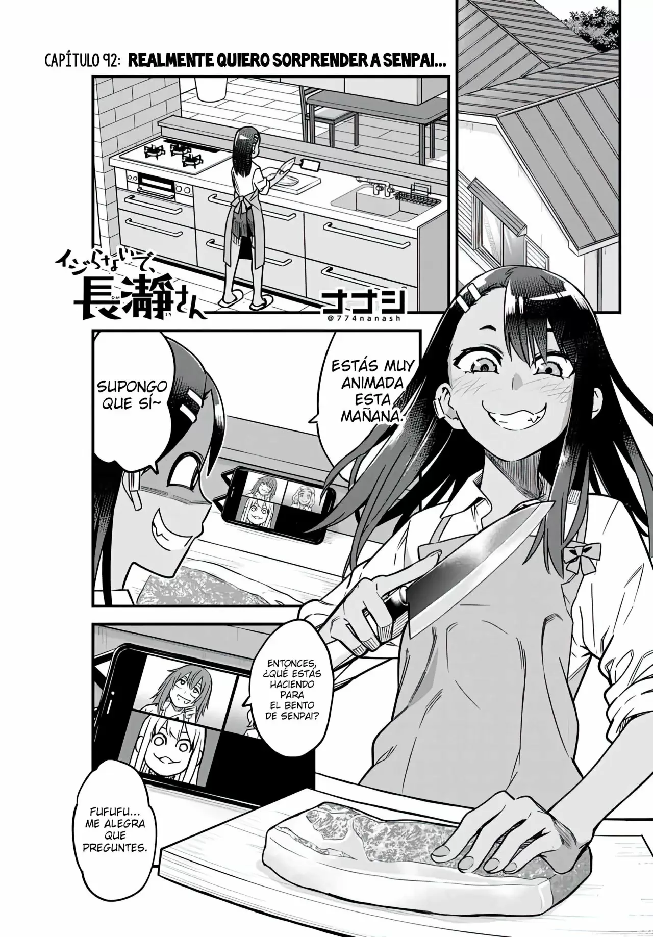 Please don't bully me, Nagatoro capítulo 93, página 2