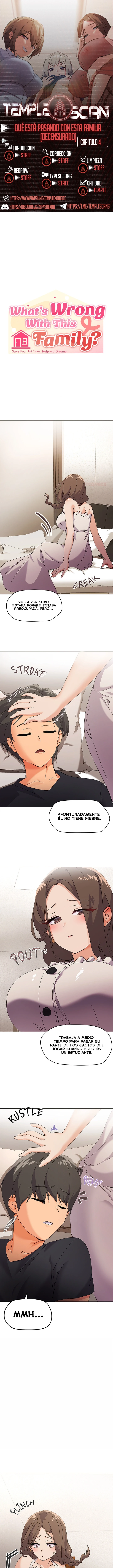 ¿Qué Está Pasando Con Esta Familia? (Sin Censura) capítulo 4, página 1