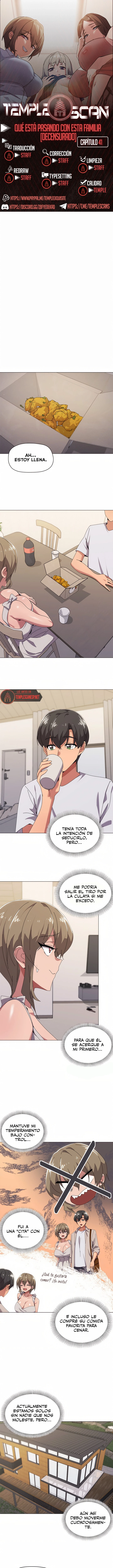 ¿Qué Está Pasando Con Esta Familia? (Sin Censura) capítulo 41, página 1
