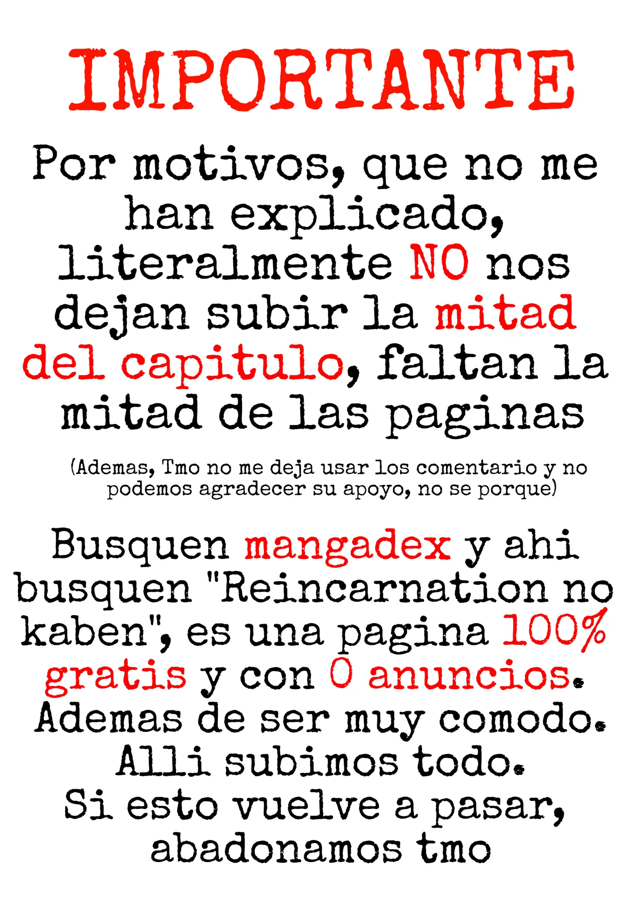 Reincarnation No Kaben capítulo 73, página 2