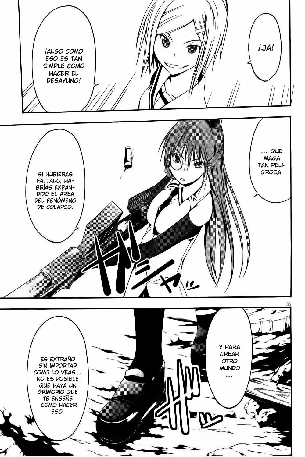 Trinity Seven capítulo 0, página 38