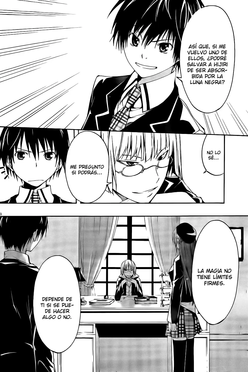 Trinity Seven capítulo 1, página 9