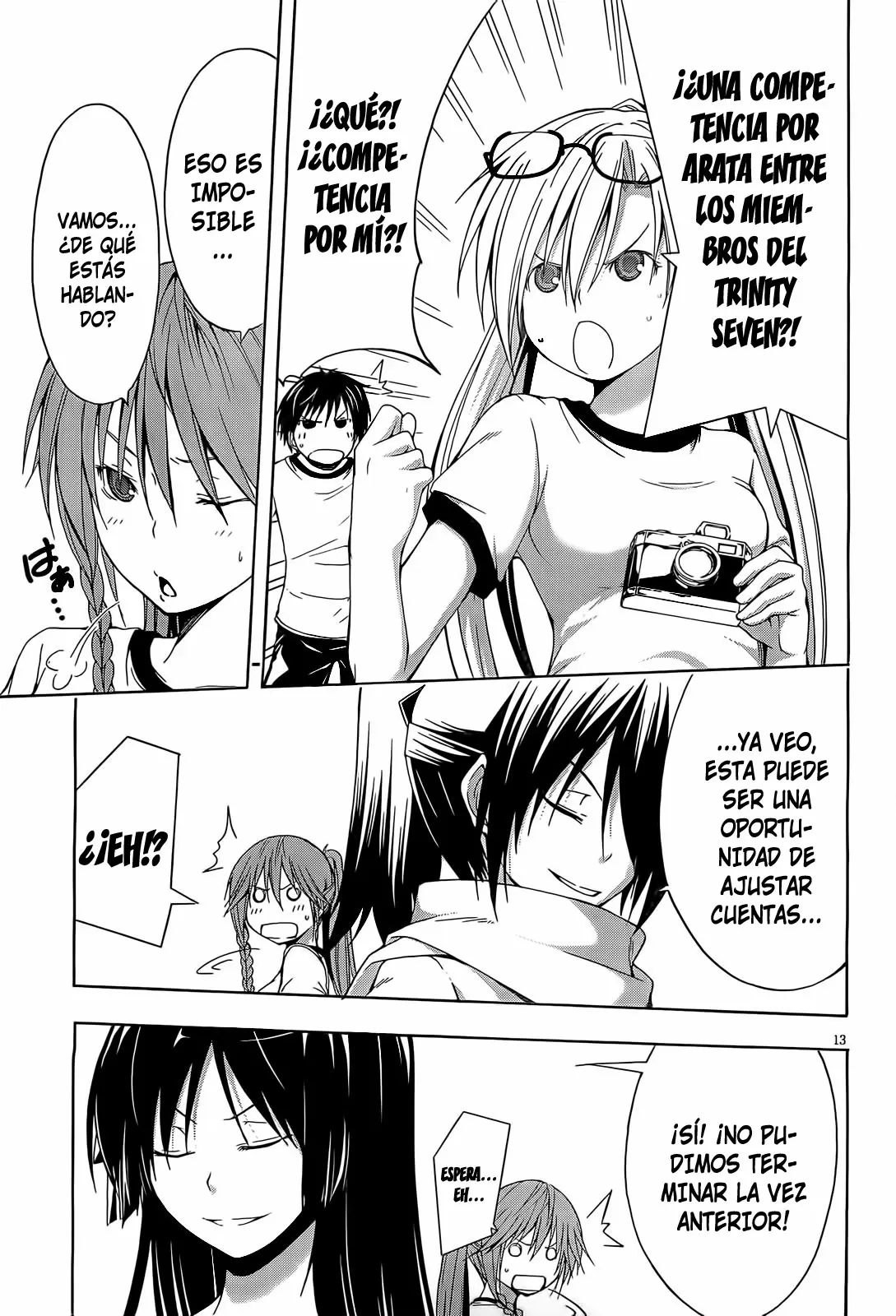 Trinity Seven capítulo 10, página 13