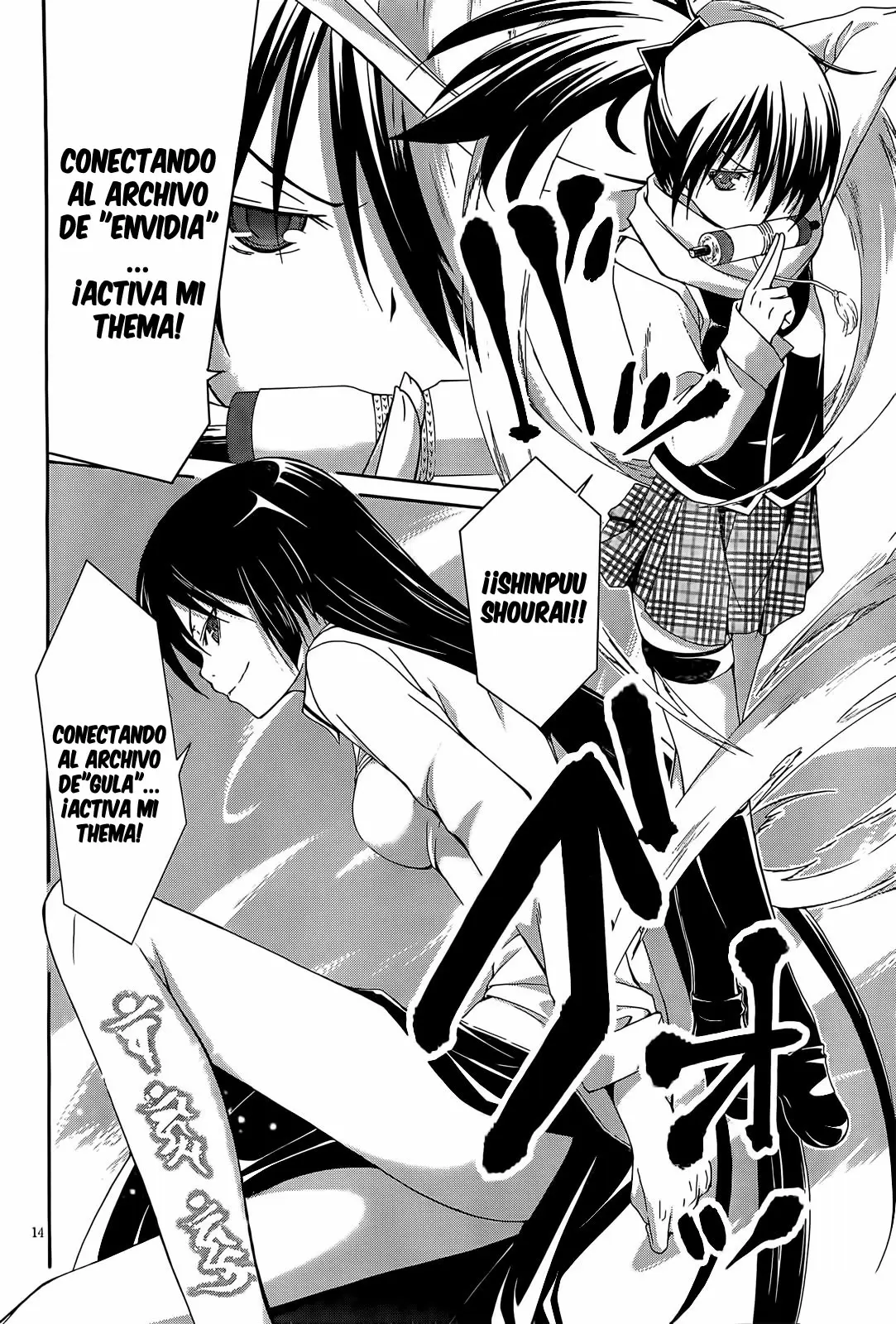 Trinity Seven capítulo 10, página 14