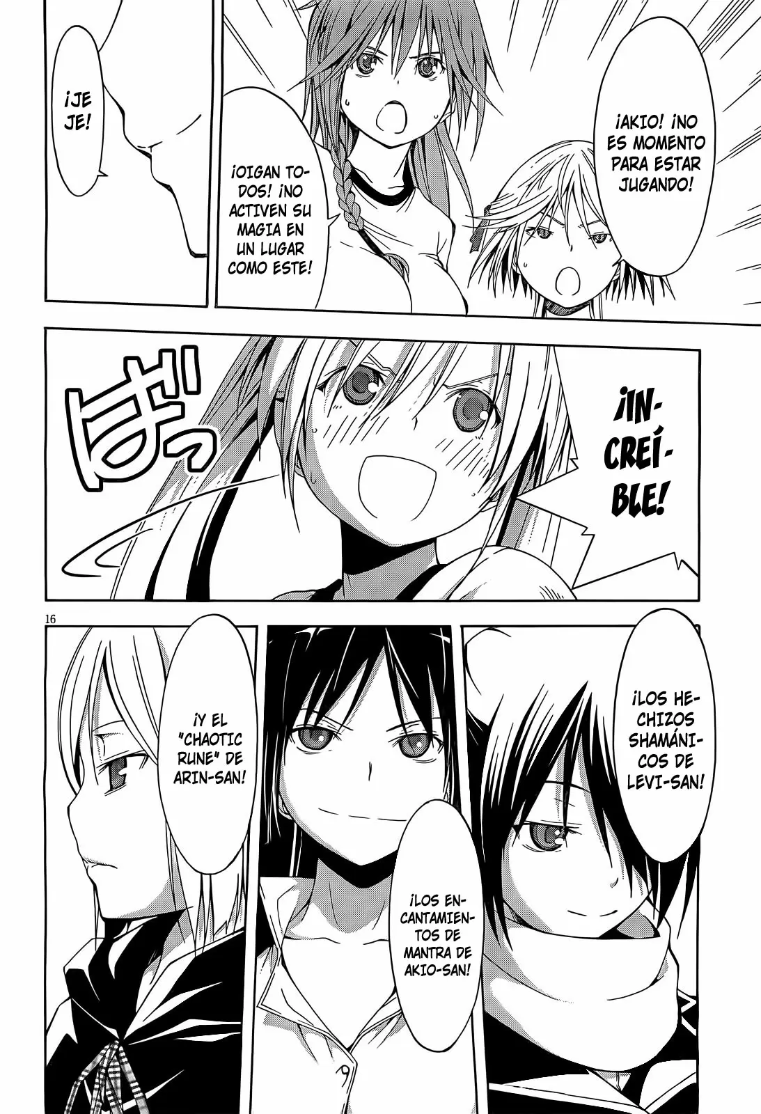 Trinity Seven capítulo 10, página 16