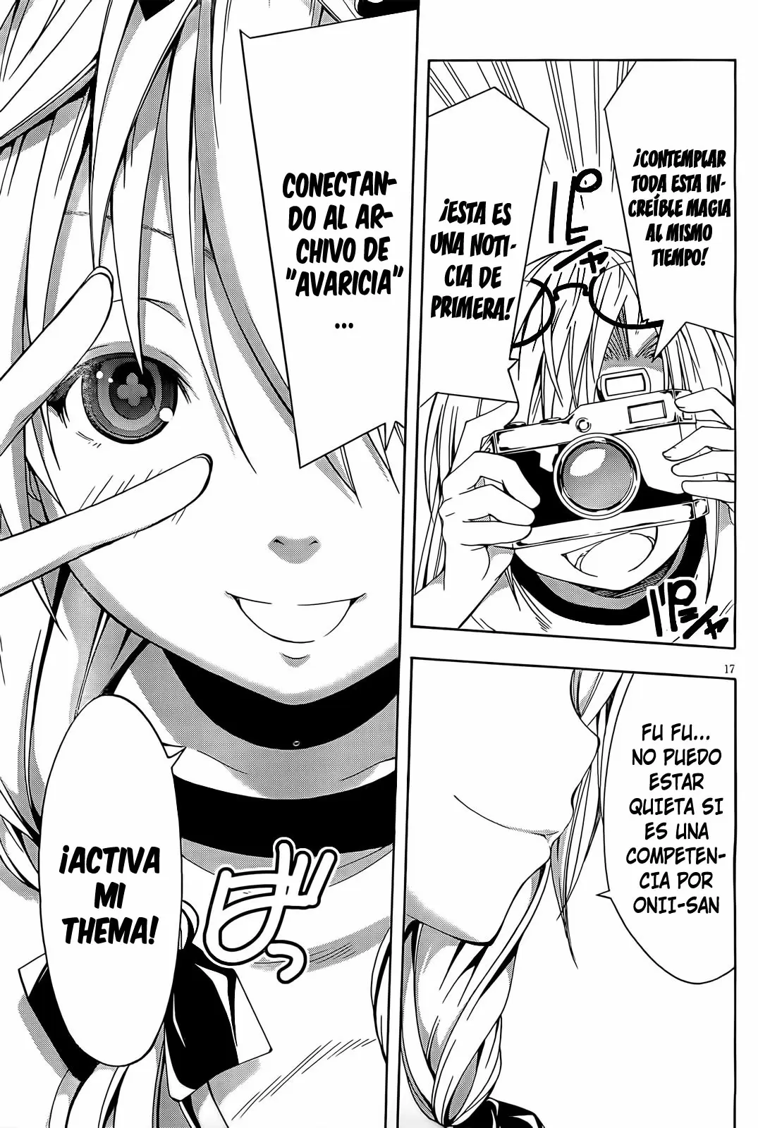 Trinity Seven capítulo 10, página 17