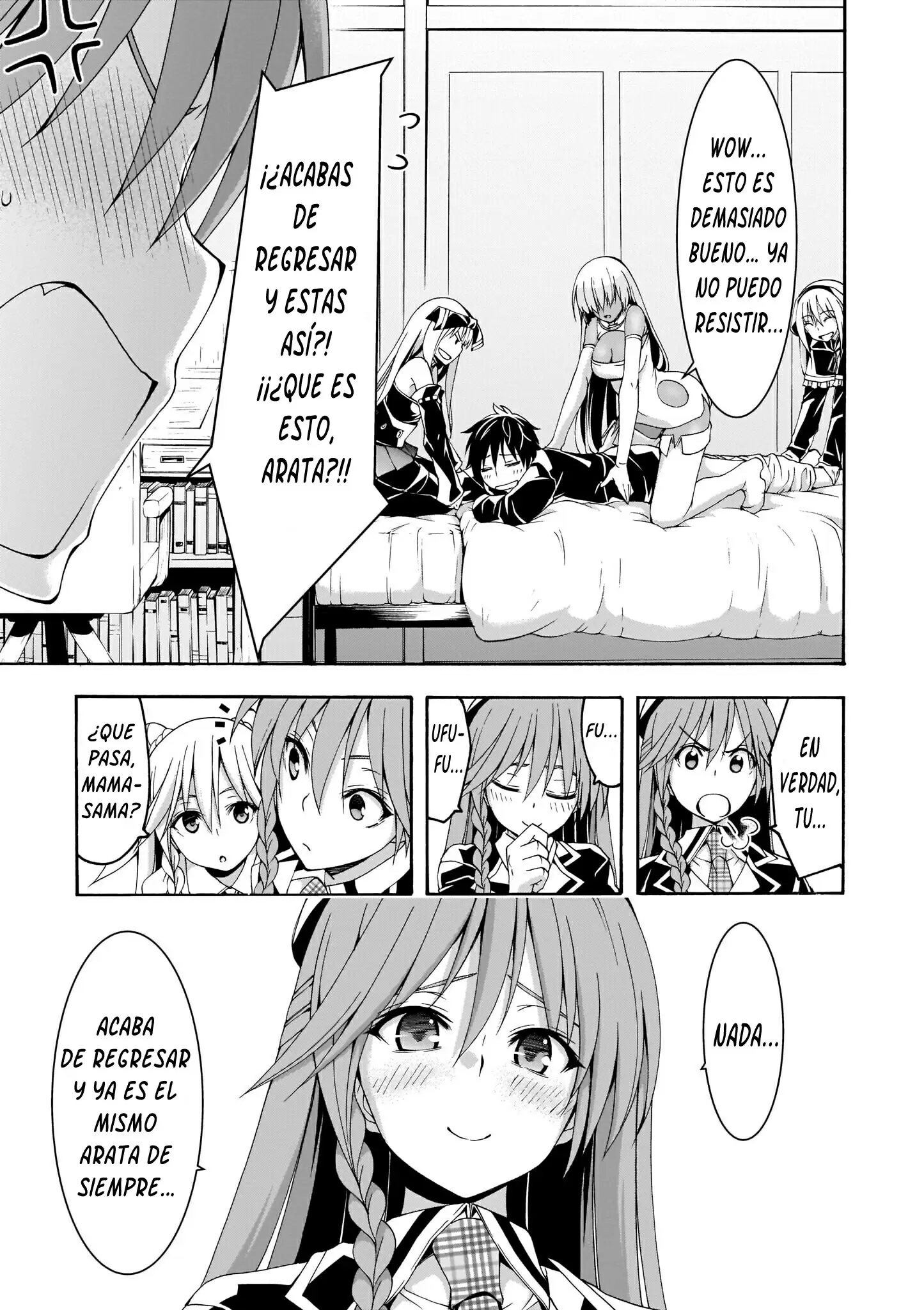 Trinity Seven capítulo 100, página 7