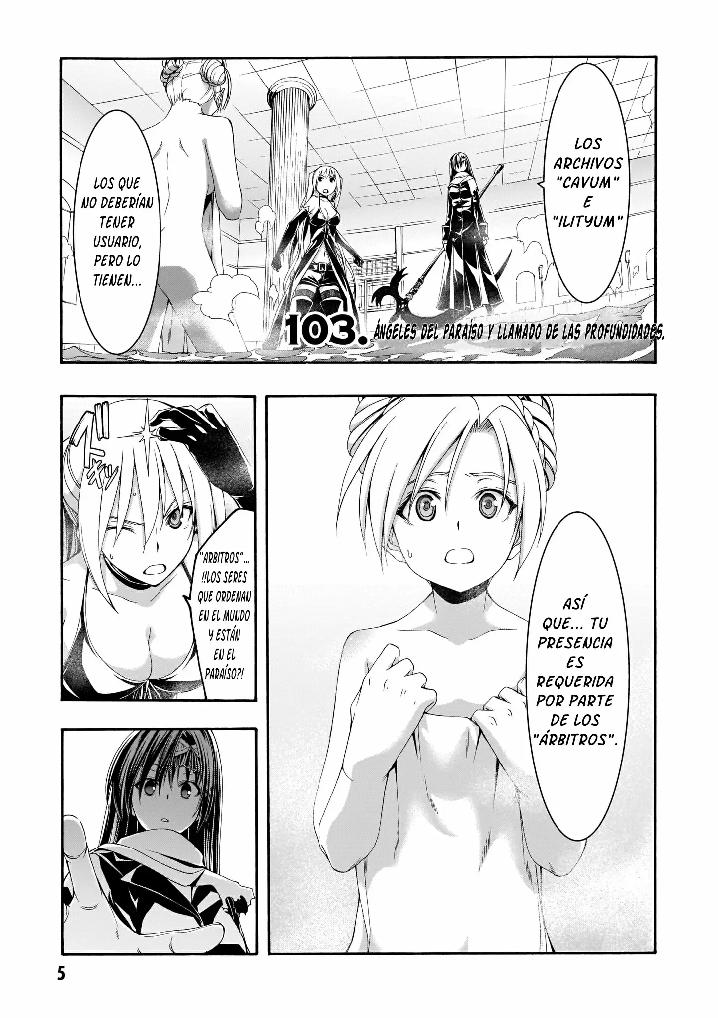 Trinity Seven capítulo 103, página 1