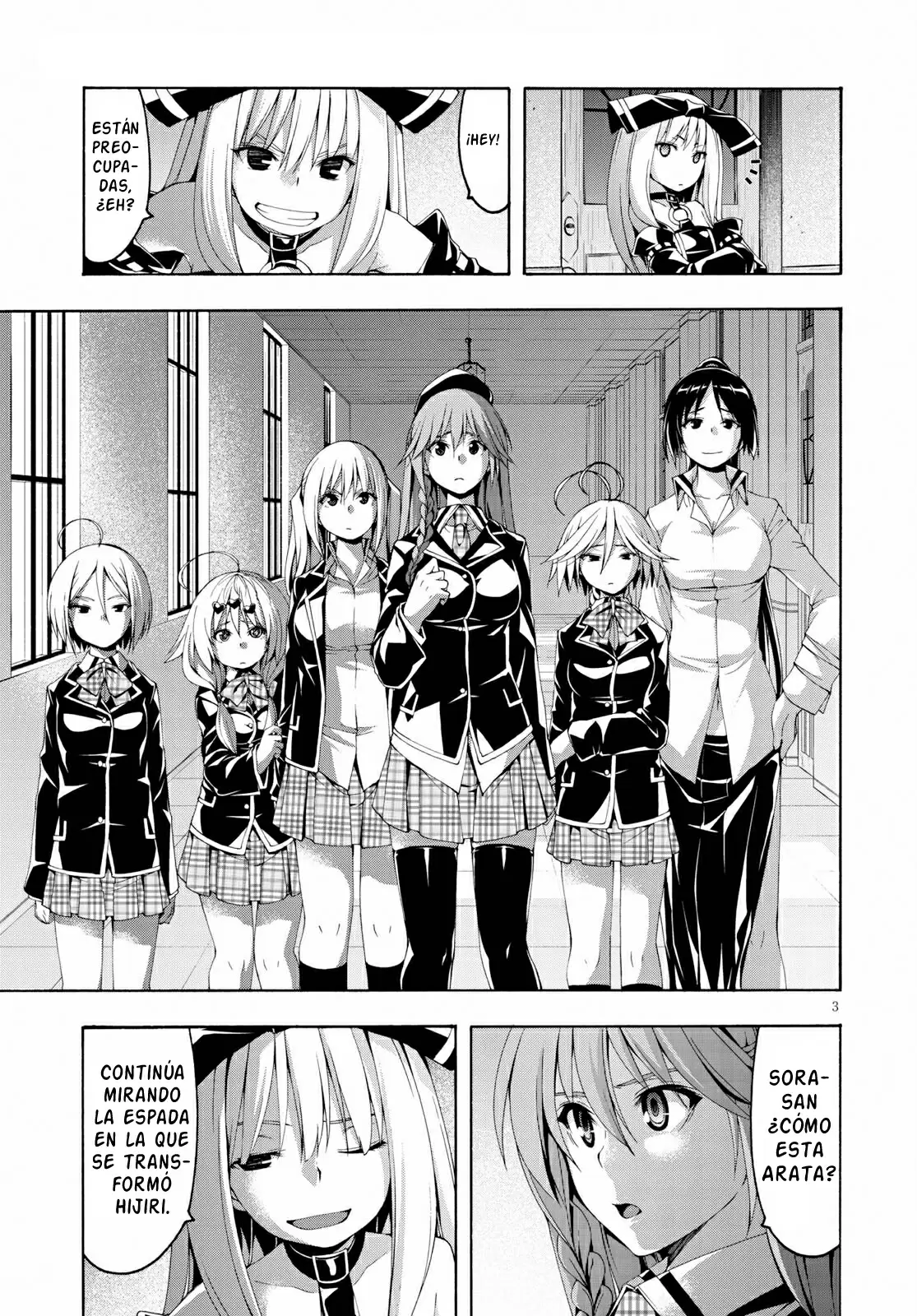 Trinity Seven capítulo 108, página 3