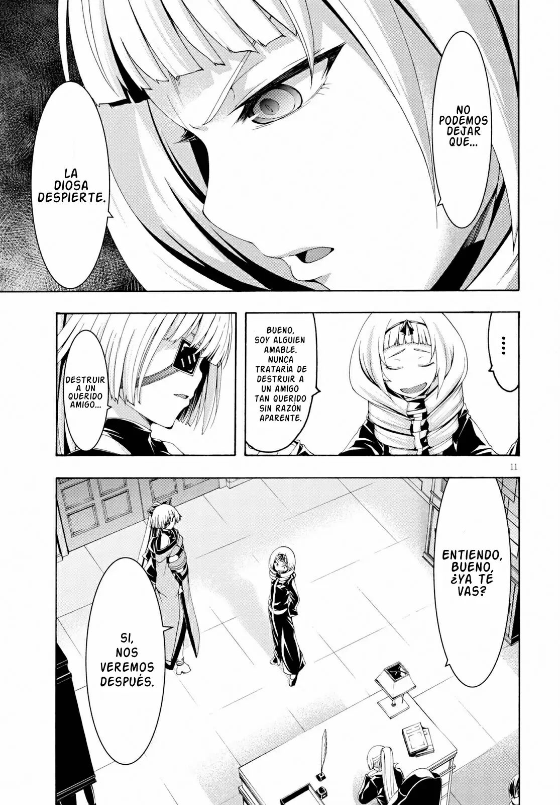 Trinity Seven capítulo 108, página 11