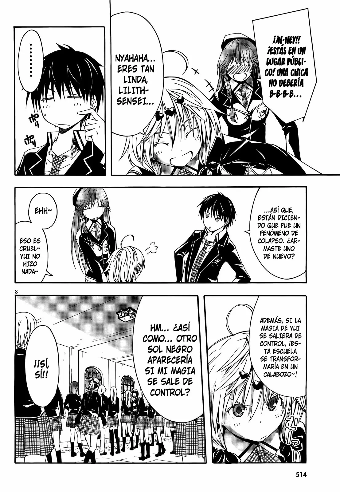 Trinity Seven capítulo 11, página 9