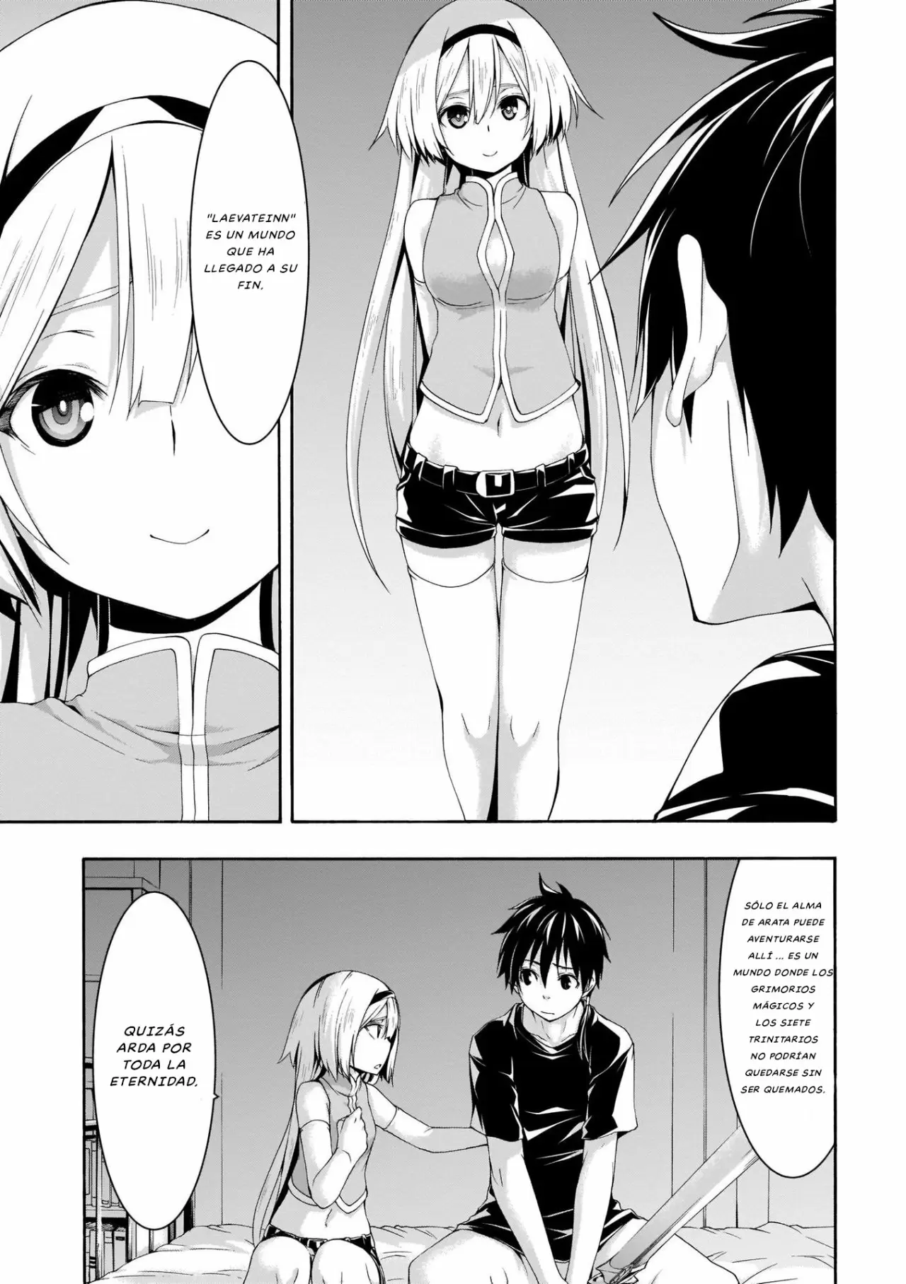 Trinity Seven capítulo 110, página 22