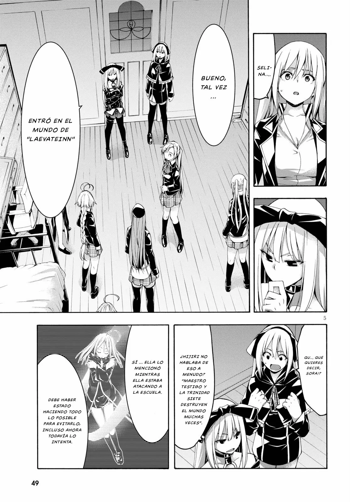 Trinity Seven capítulo 111, página 6