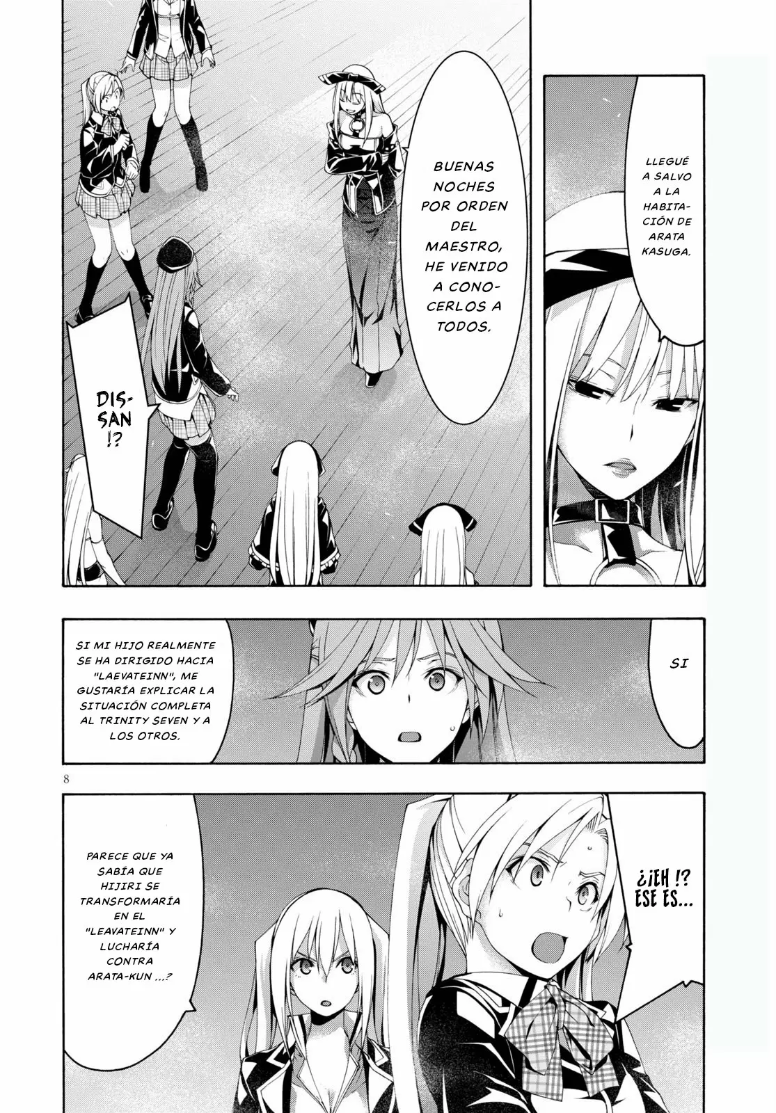 Trinity Seven capítulo 111, página 9